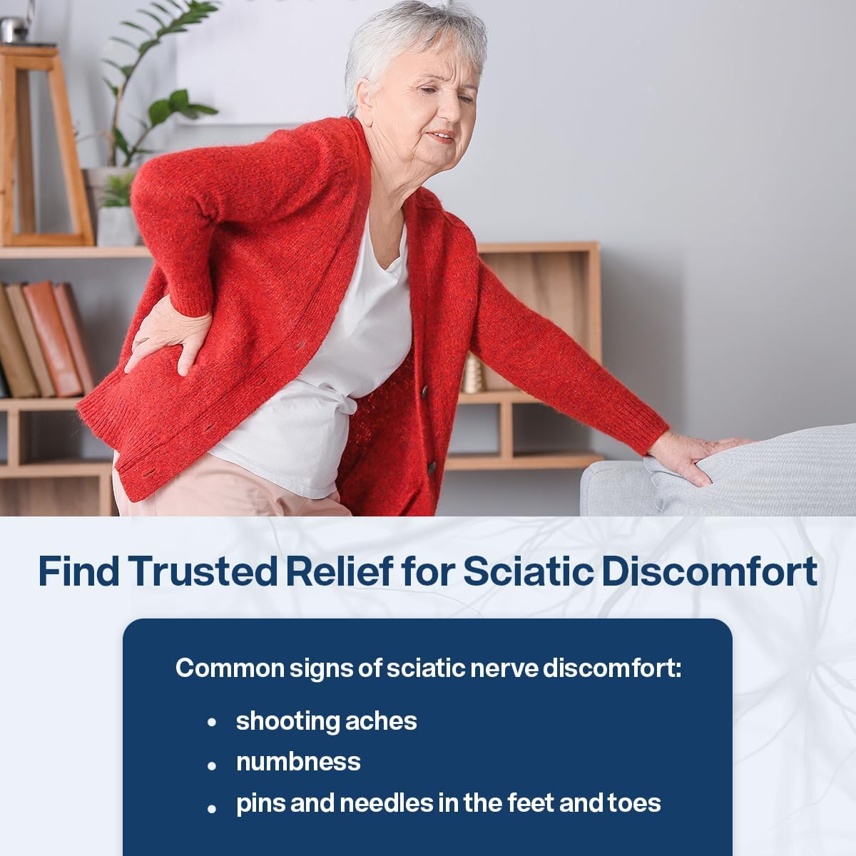 SciatiEase SciatiComfort Spine Disc Sciatic Nerve Support Supplement